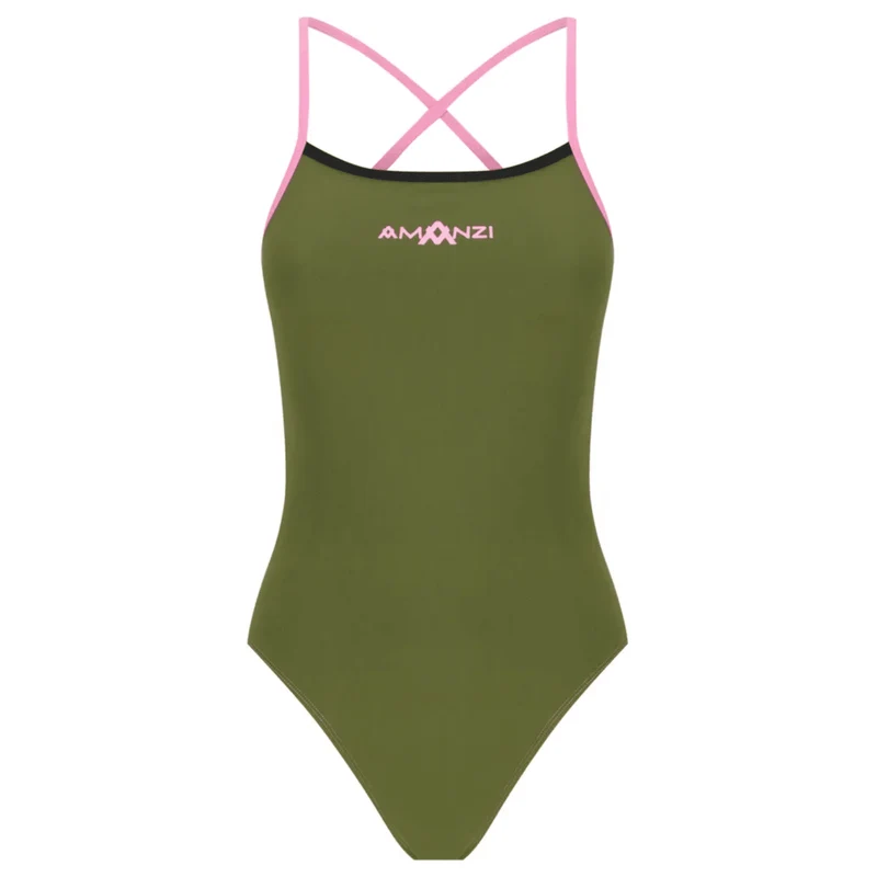 AMANZI Women's Tie-Back Swimsuit - Desert Blush