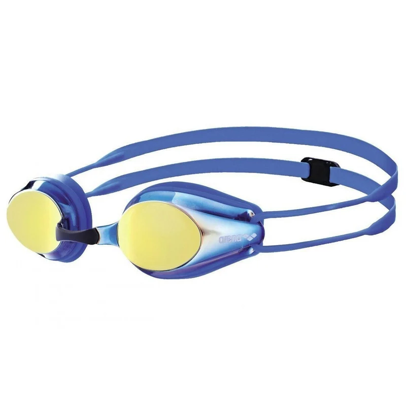 Arena Tracks Junior Mirror Goggles - BlueYellow/Blue/Blue