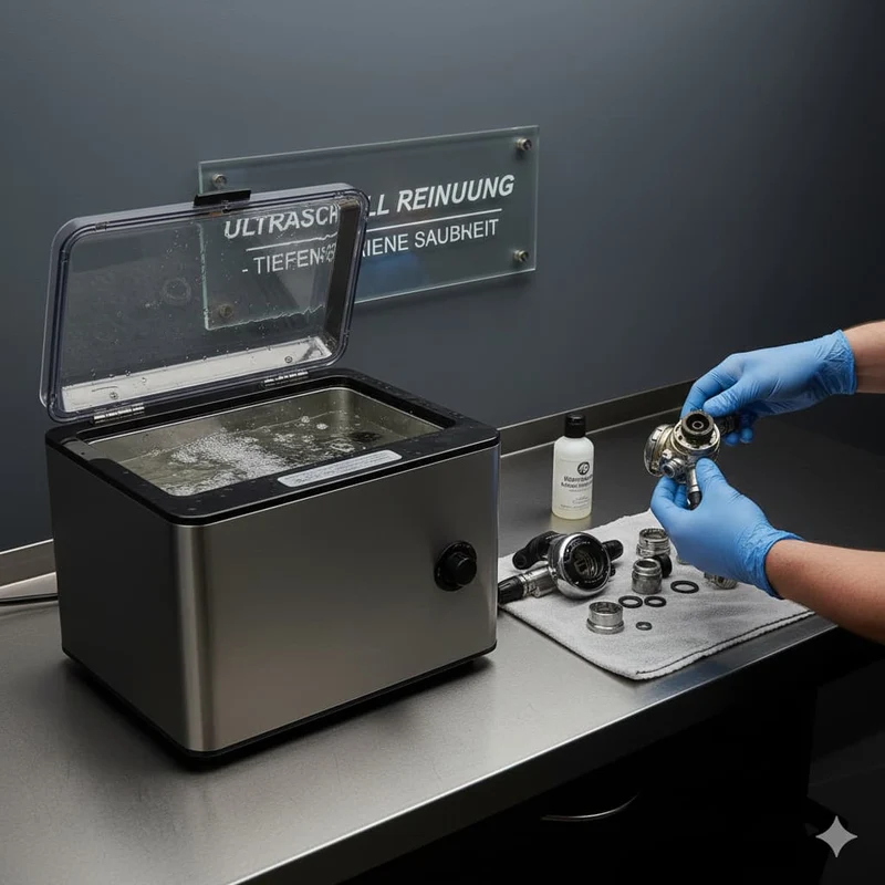 Ultraschall Reinigung pro Stufe