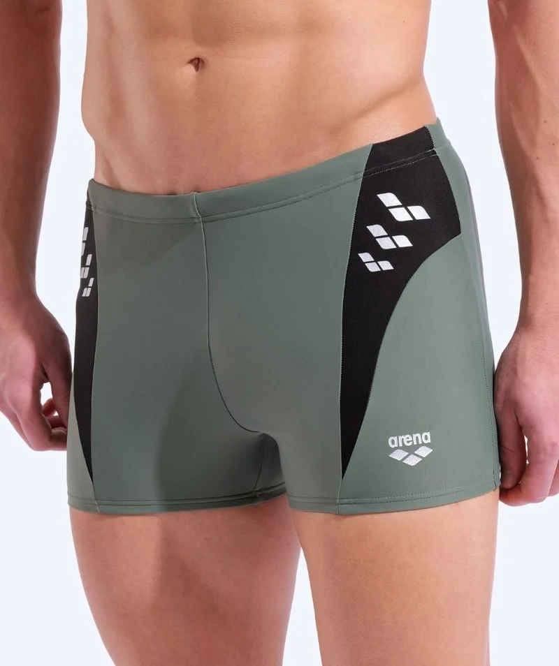 Arena Trunks für Herren - Step Logo - Grün/Schwarz