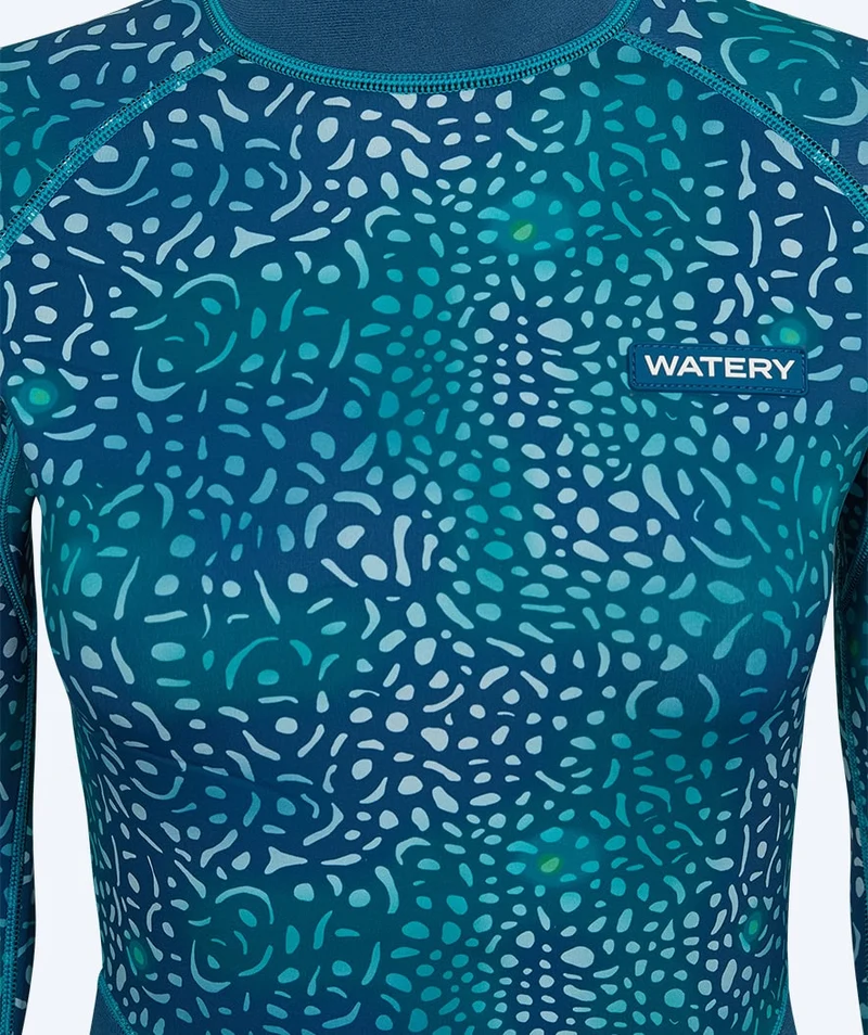 Watery Neopren Springsuit für Damen - Compass - Grün/Blau