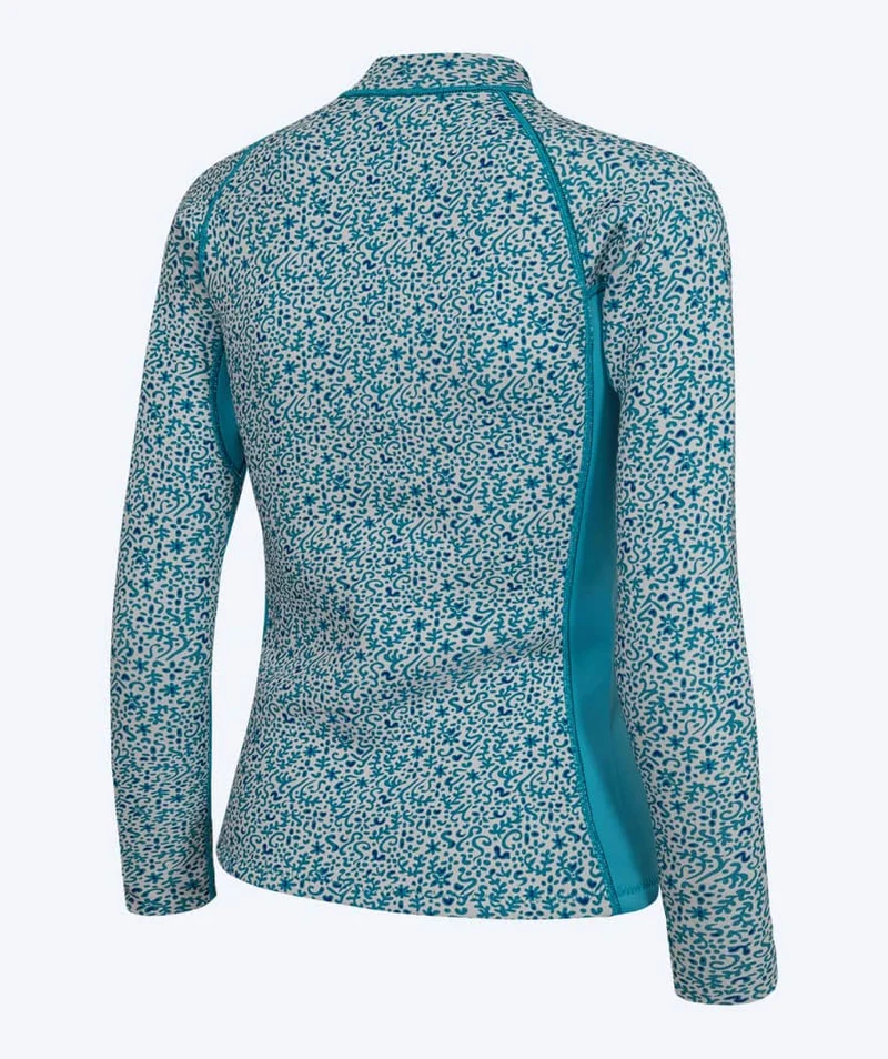 Watery Neoprenshirt mit Reißverschluss für Damen - Lodge - Blau/Weiß