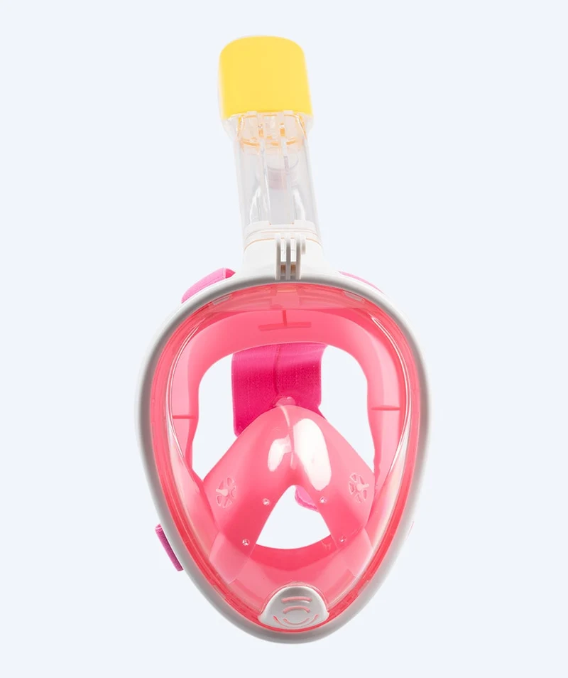 Watery Vollgesichtstauchmaske für Erwachsene - Oxygen - Rosa/Gelb