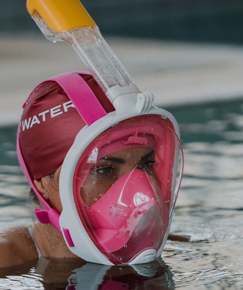 Watery Vollgesichtstauchmaske für Erwachsene - Oxygen - Schwarz