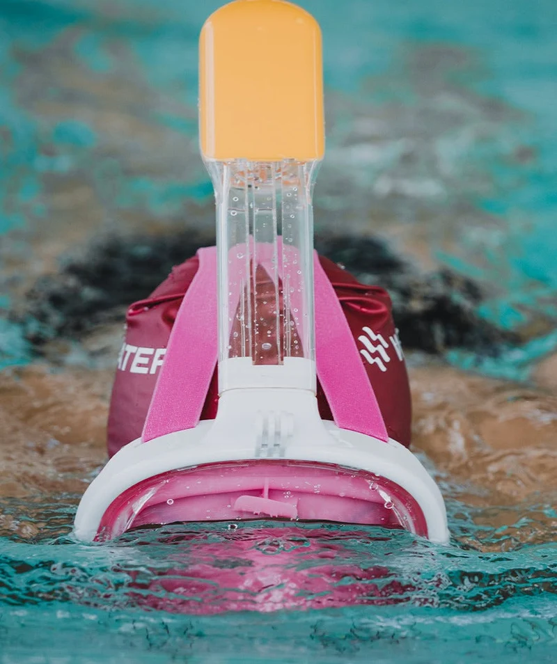 Watery Vollgesichtstauchmaske für Erwachsene - Oxygen - Rosa/Gelb