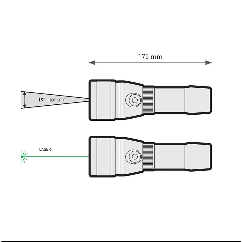 Mares EOS 25LR Tauchlampe mit Laserfunktion