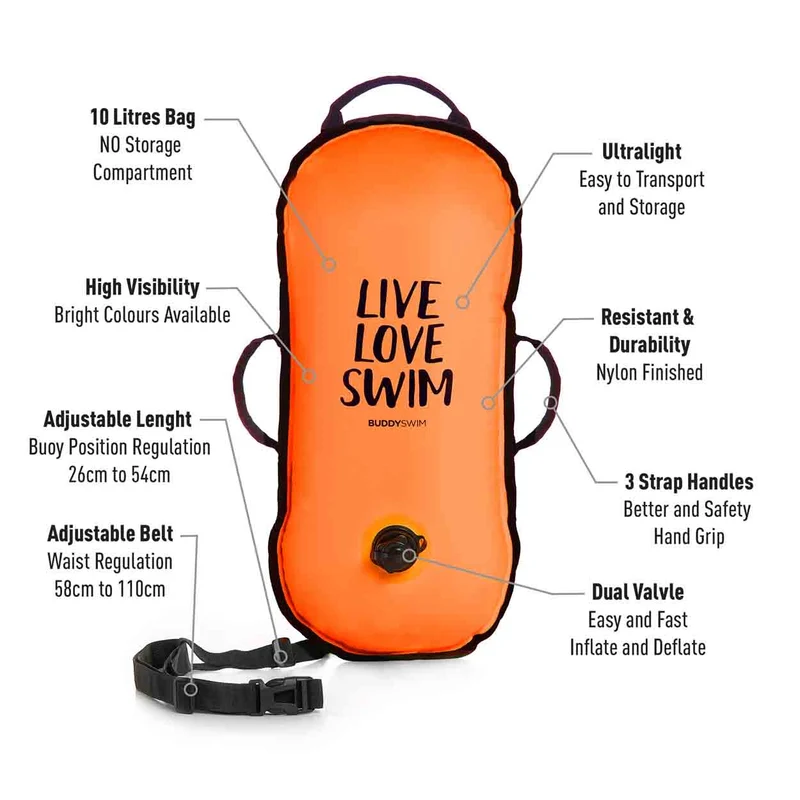 Buddyswim Open Water Schwimmboje Ultralight