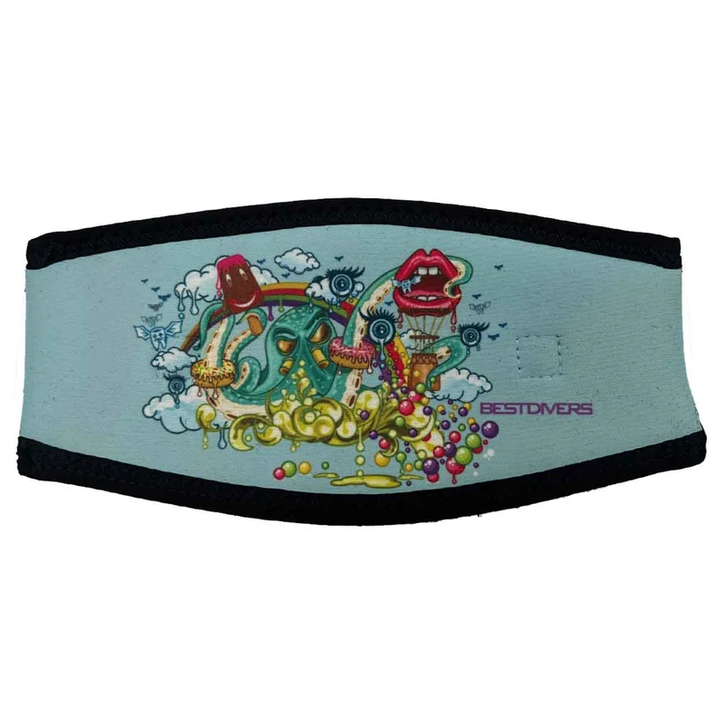 Best Divers Neopren Maskenband Pop Art