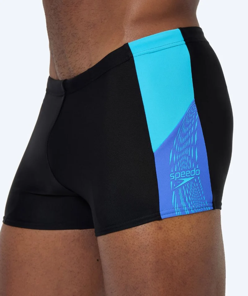 Speedo Aquashorts für Herren - Dive - Schwarz/Hellblau