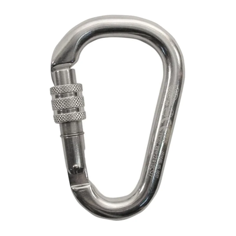 Kong HMS Napik Screw Alu-Karabiner - blank (VE=10Stk)