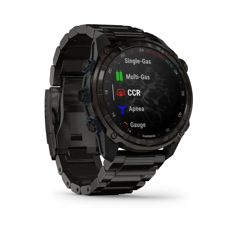 Garmin Descent™ Mk3i – 51 mm Graues DLC-Titan mit DLC-Titanarmband - Tauchcomputer