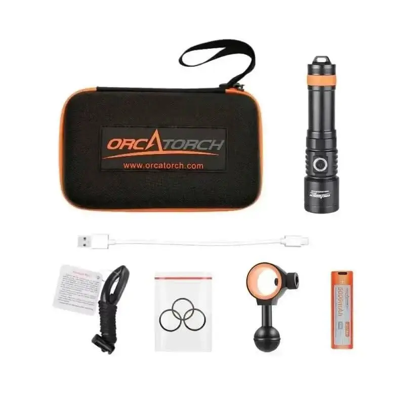 OrcaTorch - D710V MK2 - 2000 lm - Videolampe mit 3 Farben