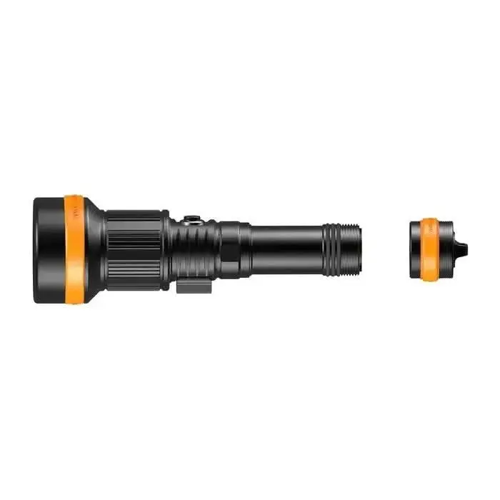 OrcaTorch - ZD710 MK2 - Tauchlampe Set - 3000 lm - Abstrahlwinkel Einstellbar 4-72 Grad