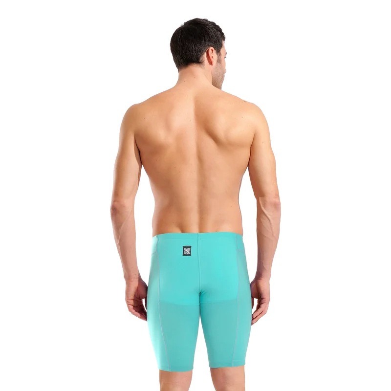 Arena Mens Powerskin Impulso Jade Aura Limited Edition Jammer - Water/Shocking Pink