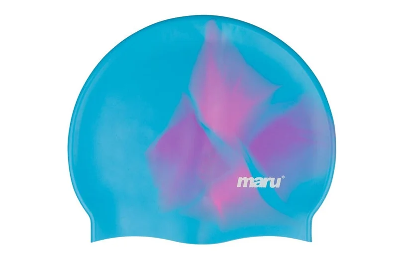 Maru Swimming Cap - Blue/Pink/Purple