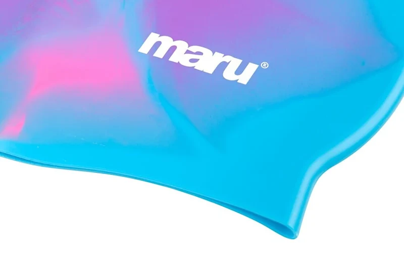 Maru Swimming Cap - Blue/Pink/Purple
