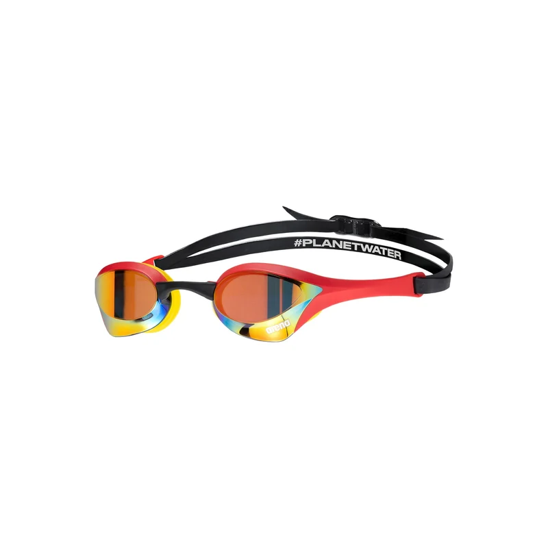 Arena Cobra Ultra Swipe Mirror Goggles - Red/Copper