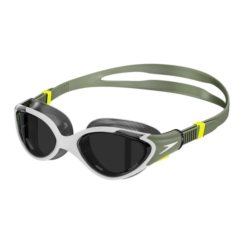Speedo Women's Polarised Biofuse 2.0 Goggles - Green/White