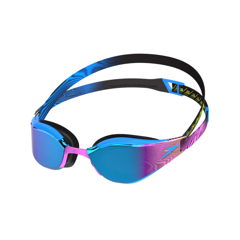 Speedo Fastskin Hyper Elite Mirror Goggles - Mayan Blue / Smoke / Tropical Horizon