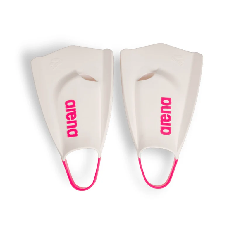 Arena Powerfin Pro II Fins - White/Shocking Pink