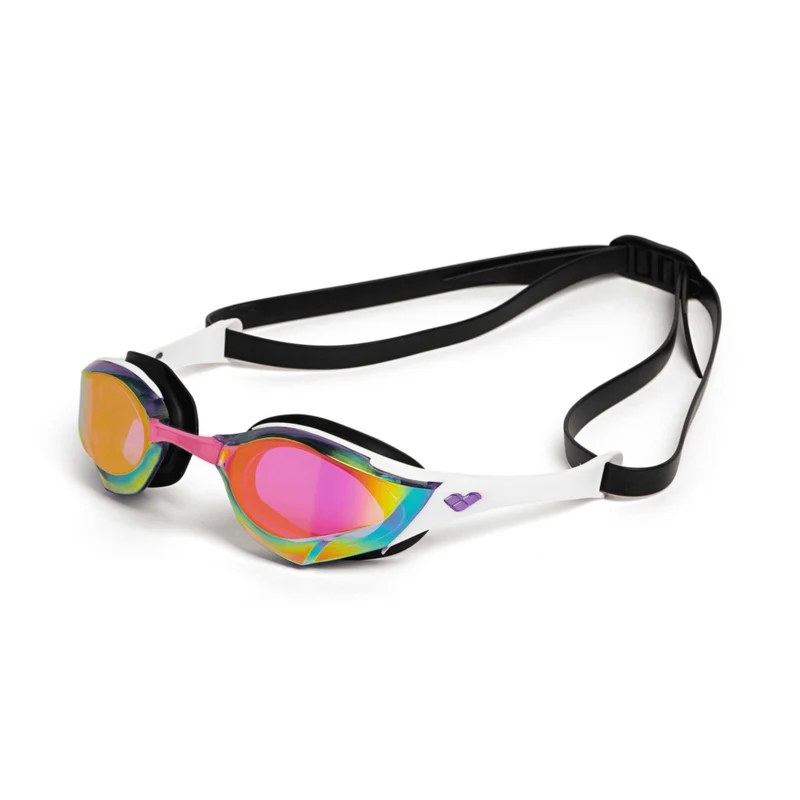 arena Cobra Edge Swipe Mirror Goggles - Violet/White/Black