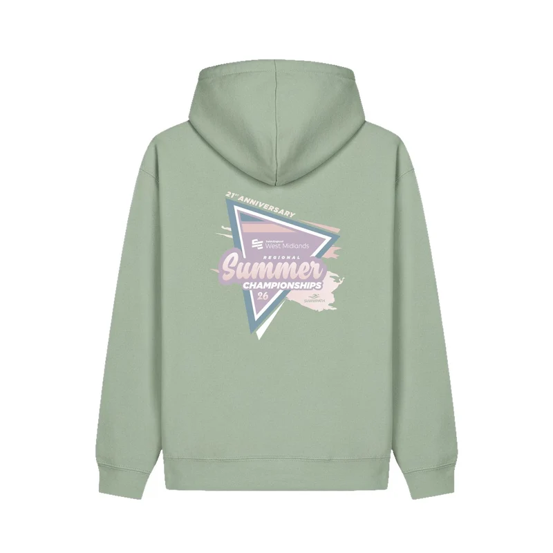 Swim England West Midlands Summer Regional Championships 2026 Hoodie - Sage