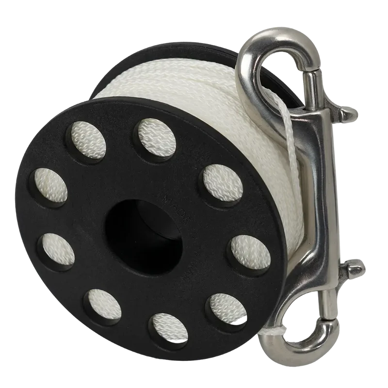 Scuba Force Spool mit Edelstahl Doppeldender 45m