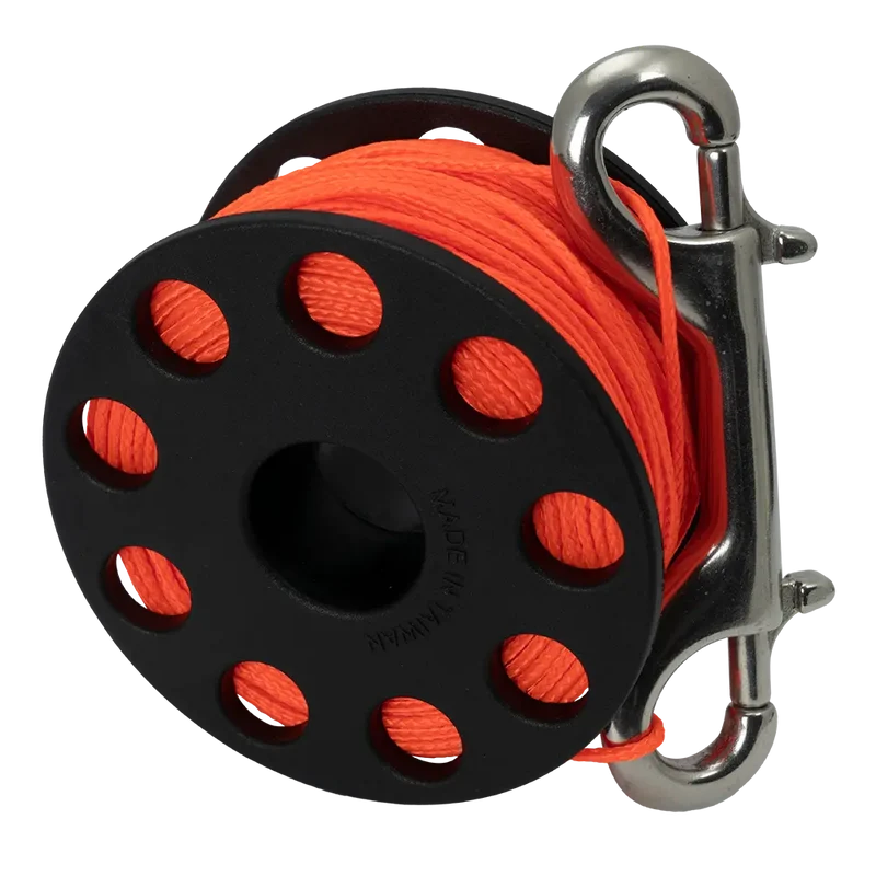 Scuba Force Spool mit Edelstahl Doppeldender 45m