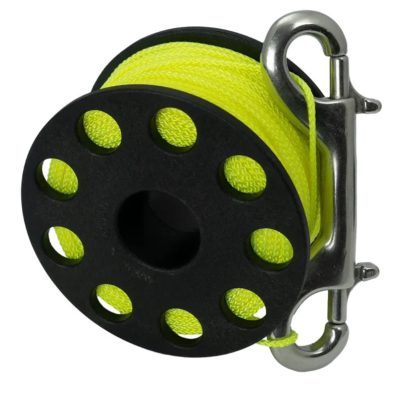 Scuba Force Spool mit Edelstahl Doppeldender 45m