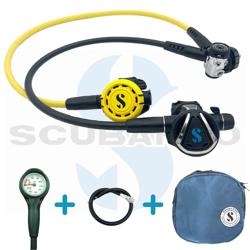Scubapro MK11 EVO / C370 / R105 Oktopus - Atemrelger Komplettset fertig montiert
