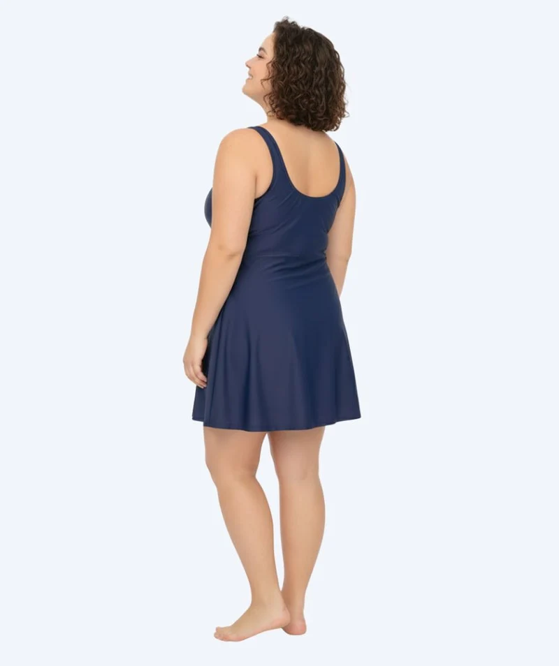 Watery Badeanzug mit Rock für Damen - Isla - Dunkelblau