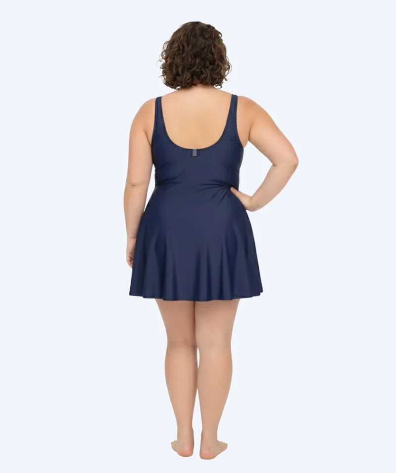 Watery Badeanzug mit Rock für Damen - Isla - Dunkelblau