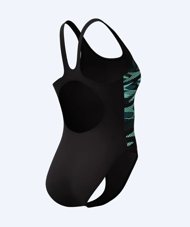Speedo Badeanzug für Damen - Hyperboom Placement Muscleback - Schwarz/Türkis