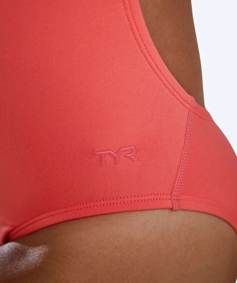 TYR Badeanzug für Damen - Durafast Solid Cutoutfit - Hellrosa