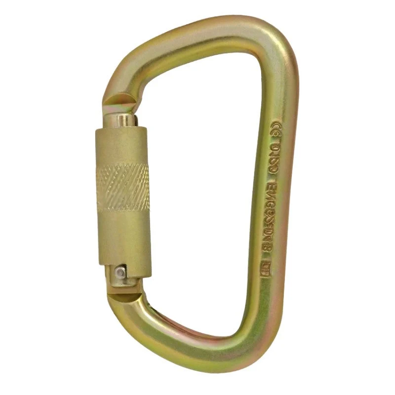 ISC KL200 Offset D Twistlock Stahl-Karabiner