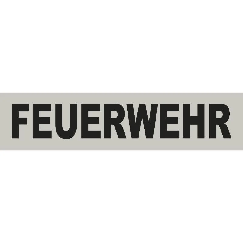 Westenbeschriftung für Secumar Weste Swift silber-schwarz