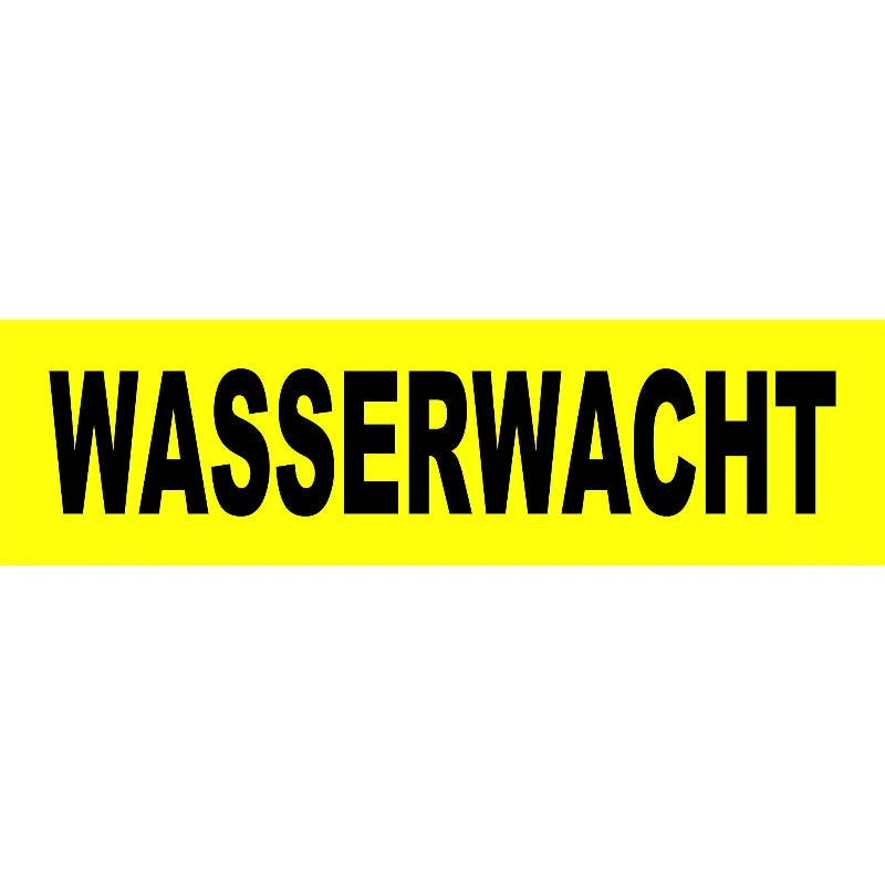 Westenbeschriftung für Secumar Weste Swift gelb-schwarz