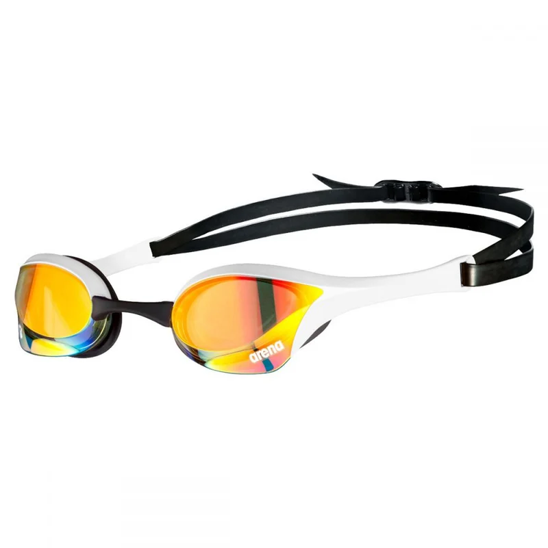 Arena Cobra Ultra Swipe Mirror Goggles - Copper/White