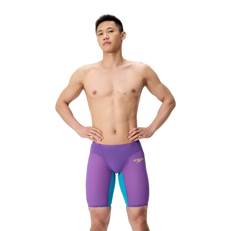 Speedo Fastskin LZR Pure Valor 2.0 Mens Jammers - Galaxy Grape/Mayan Blue