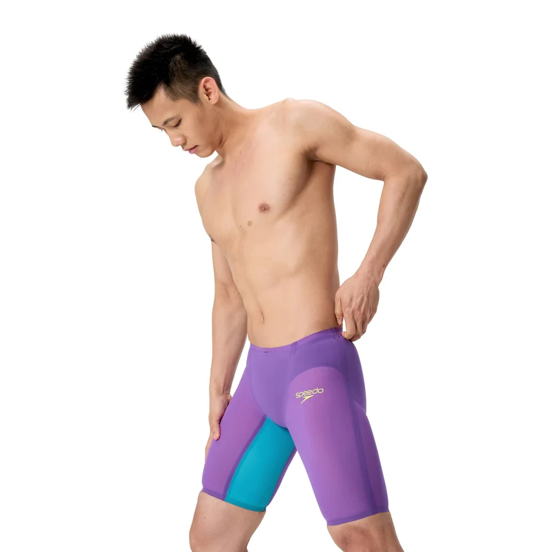 Speedo Fastskin LZR Pure Valor 2.0 Mens Jammers - Galaxy Grape/Mayan Blue