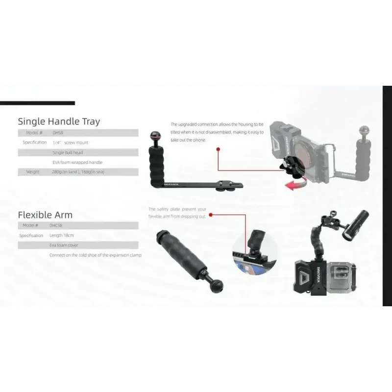 DiveVolk Flexible Arm