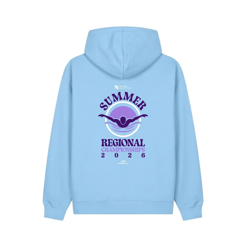 Swim England South East Summer Regional Championships 2026 Hoodie - Powder Blue