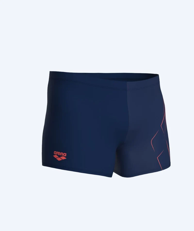 Arena Trunks für Herren - Dive - Dunkelblau/Orange