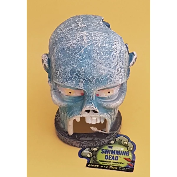 Penn Plax Deko Zombie "Skull And Cave" Night Glow