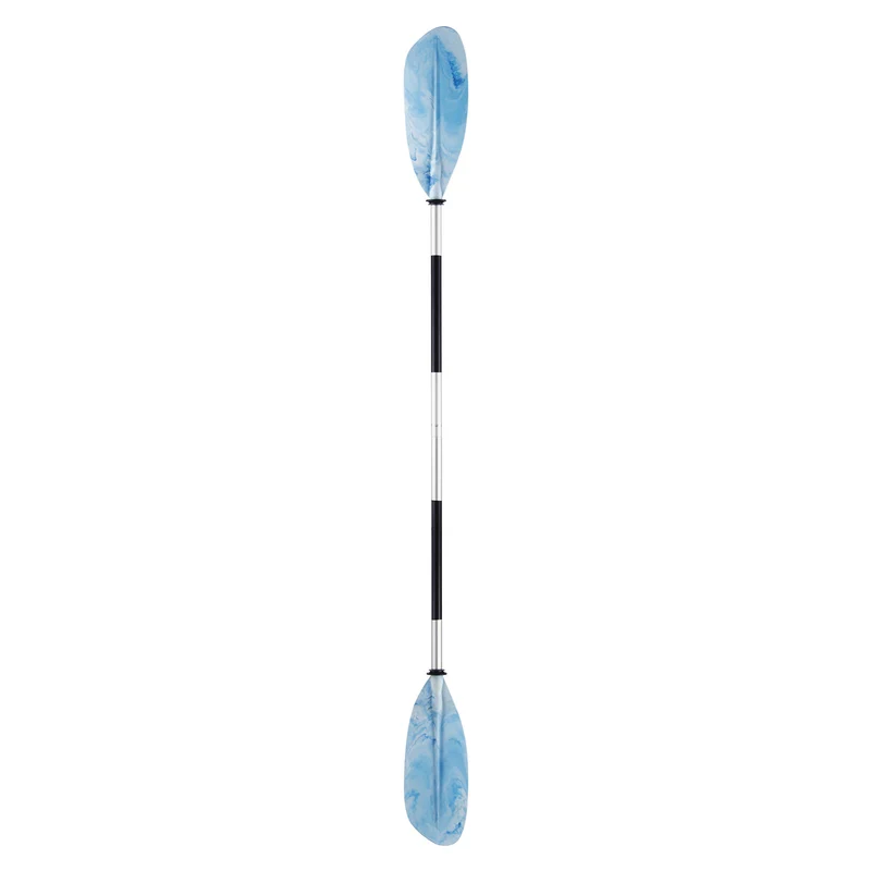 Doppelpaddel weiß/blau