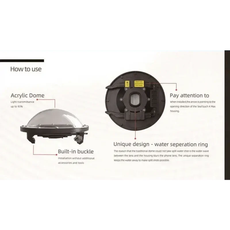 DiveVolk Dome Lens