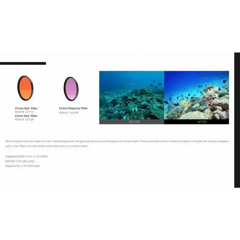 DiveVolk Rot Filter 67mm