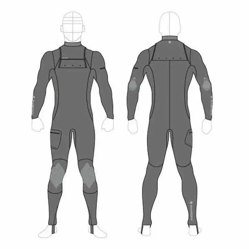 Sharkskin T2 CHILLPROOF SUIT CHEST ZIP MENS