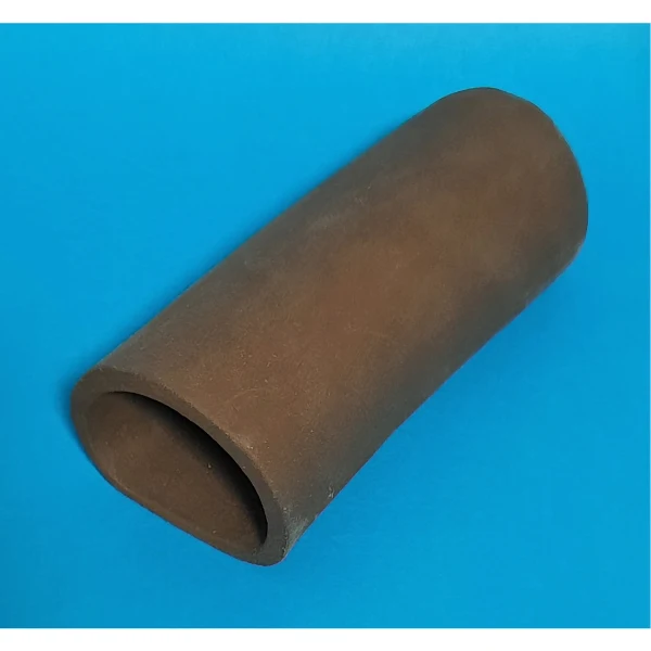 nature2aqua Keramik Wels Höhle XL 18cm dunkelbraun Fronteingang