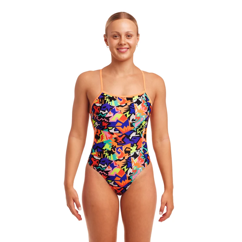 Funkita Saw Tooth Twisted Ladies Swimsuit